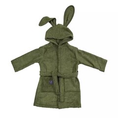 Bambusa halāts ar kapuci Four Leaf Clover Makaszka 8722, zaļš цена и информация | Пижамы, халаты для девочек | 220.lv