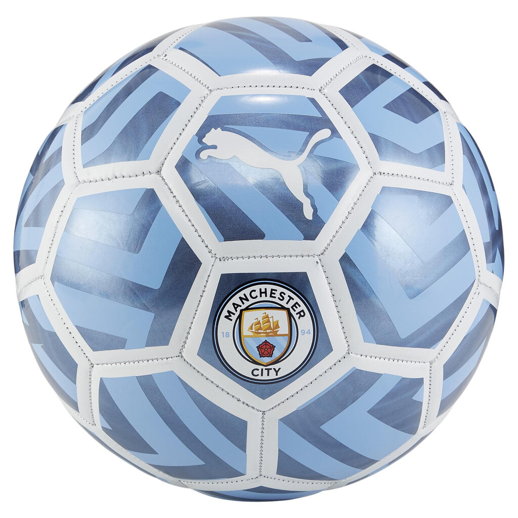 Futbola bumba Puma Mcfc Fan Ball White Blue 084045 01 084045 01/3 цена и информация | Futbola bumbas | 220.lv