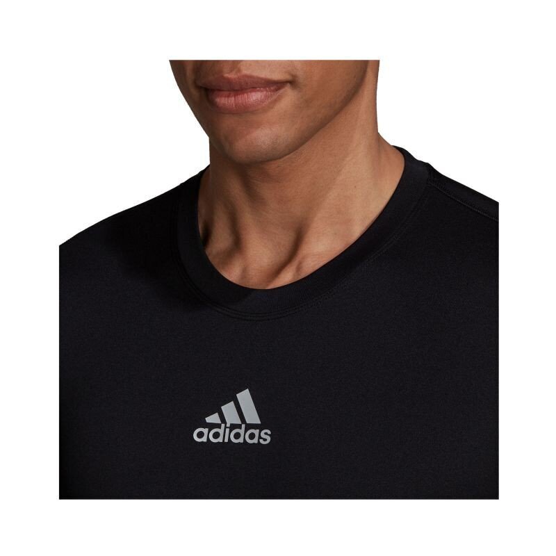 Adidas termo T-krekls vīriešiem TechFit Warm M H23120, melns cena un informācija | Vīriešu termoveļa | 220.lv