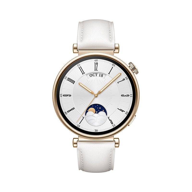 Huawei Watch GT 4 41mm White Leather 55020BJB цена и информация | Viedpulksteņi (smartwatch) | 220.lv