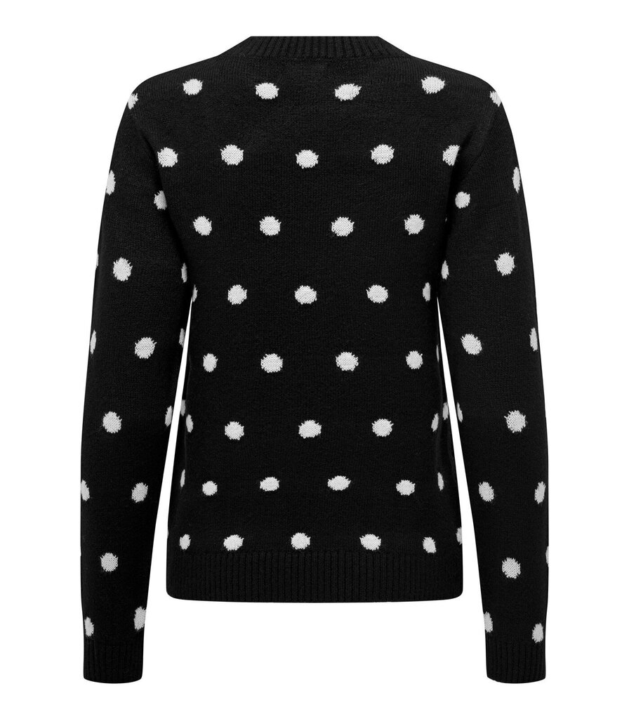 JDY sieviešu džemperis 15309517*01, melns/balts 5715506210154 cena un informācija | Sieviešu džemperi | 220.lv