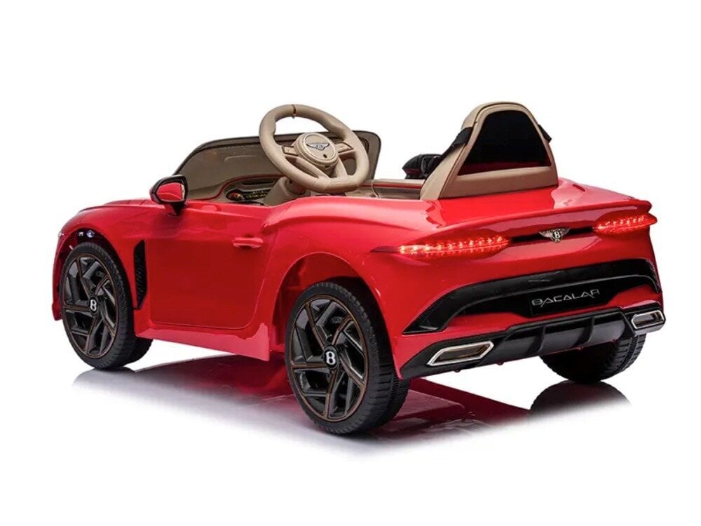 Bentley Bacalar 12v, sarkans cena un informācija | Bērnu elektroauto | 220.lv