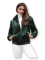 Zaļa jaka ar kapuci Sera JS/16M9087/136Z-52123-XL cena un informācija | Sieviešu virsjakas | 220.lv