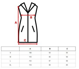 Melna gara veste Kiket JS/5M3165/392-52130-XL cena un informācija | Sieviešu vestes | 220.lv