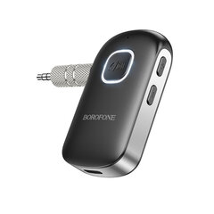 Borofone Transmitter FM BC42 MP3, Bluetooth, microSD to jack 3,5mm port black цена и информация | FM Модуляторы | 220.lv