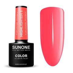 Gēla nagu laka Sunone Highlighter 1 Neon, 5g cena un informācija | Nagu lakas, stiprinātāji | 220.lv