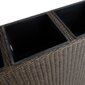 Puķu kaste WICKER 110x39xH88cm, brûna cena un informācija | Puķu podi | 220.lv