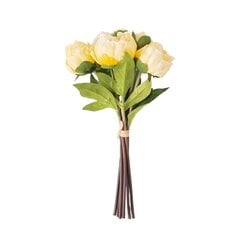 Peoniju saiðíis 7x IN GARDEN, H30cm, dzeltens cena un informācija | Mākslīgie ziedi | 220.lv