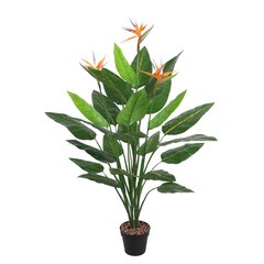 Mâkslîgs koks BIRD OF PARADISE H150cm, melns cena un informācija | Mākslīgie ziedi | 220.lv