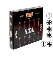 XXL Elektriķu skrūvgriežu komplekts ERGO™ 14 gab - SL2,5/3,0/3,5/4,0/5,5 PH1/2 PZ1/2 T10/15/20 Combi PZ1/SL5, PZ2/SL6 - 1000V VDE cena un informācija | Rokas instrumenti | 220.lv