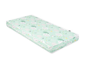 Matracis KikkaBoo DayDream Clouds Mint, 60x120x10 cm, zaļš cena un informācija | Matrači | 220.lv