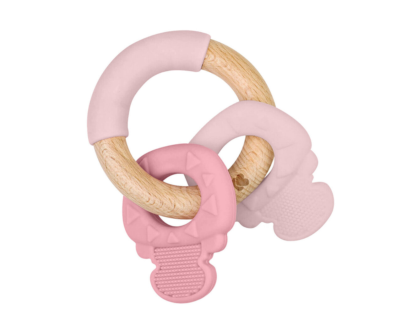 Graužamā mantiņa Kikka Boo atslēgas, rozā, 1 gab. cena un informācija | Rotaļlietas zīdaiņiem | 220.lv