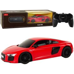 Automašīna Audi R8 ar tālvadības pulti, Rastar, sarkana cena un informācija | Rotaļlietas zēniem | 220.lv