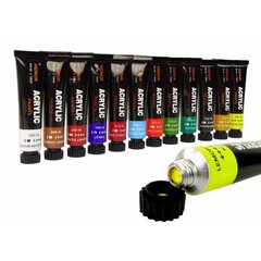 Artist's Paint Set In A Tube Of 12 Colors цена и информация | Принадлежности для рисования, лепки | 220.lv