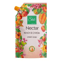 "Šik Nectar" Šķidrās ziepes "Persiks un karambola", doy-pack 460 ml cena un informācija | Ziepes | 220.lv