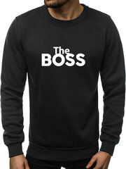 Melns džemperis The boss 2001-10-52161-L cena un informācija | Vīriešu T-krekli | 220.lv