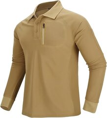 Unisex LLdress polo krekls ar garām piedurknēm, brūns cena un informācija | Vīriešu krekli | 220.lv