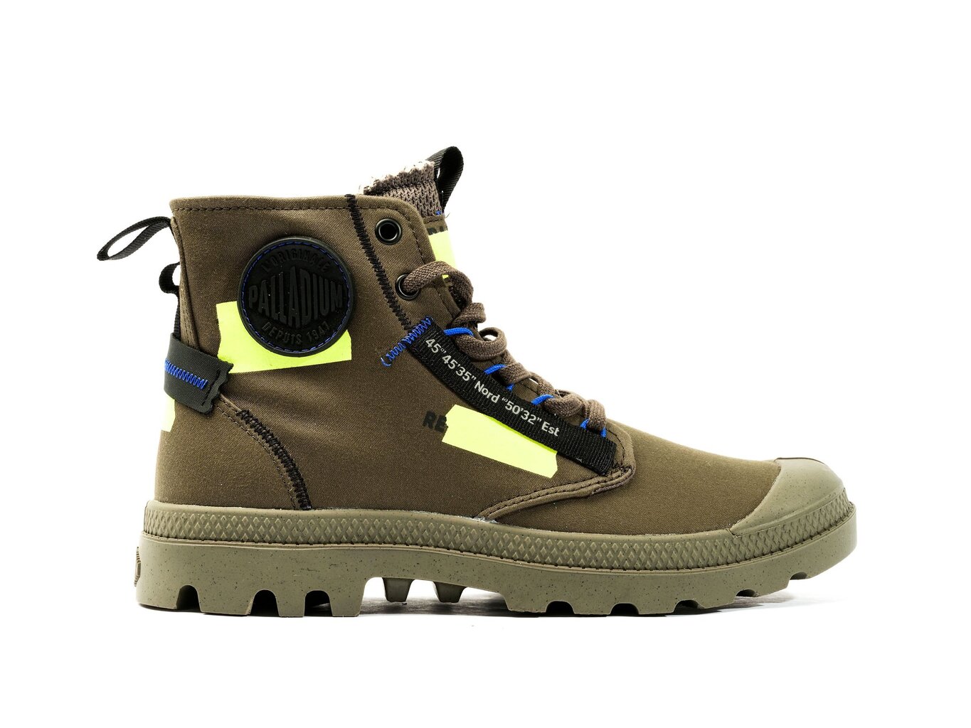 Palladium vīriešu apavi Pampa Hi Re-Craft / Tumši zaļas цена и информация | Vīriešu kurpes, zābaki | 220.lv