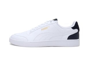 Puma vīriešu ikdienas apavi SHUFFLE, balti-melni cena un informācija | Sporta apavi vīriešiem | 220.lv