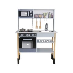 Basia Gray Wooden Kitchen Battery Operated cena un informācija | Rotaļlietas meitenēm | 220.lv