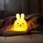 Bērnu LED nakts gaisma, balts trusis cena un informācija | Lampas bērnu istabai | 220.lv