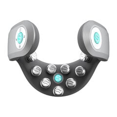 SKG G7 Pro-E neck massager with red light therapy and compress - gray цена и информация | Массажеры | 220.lv