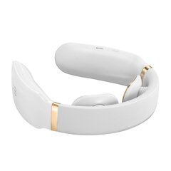 SKG K6E neck massager, electrostimulator with compress - white цена и информация | Массажеры | 220.lv