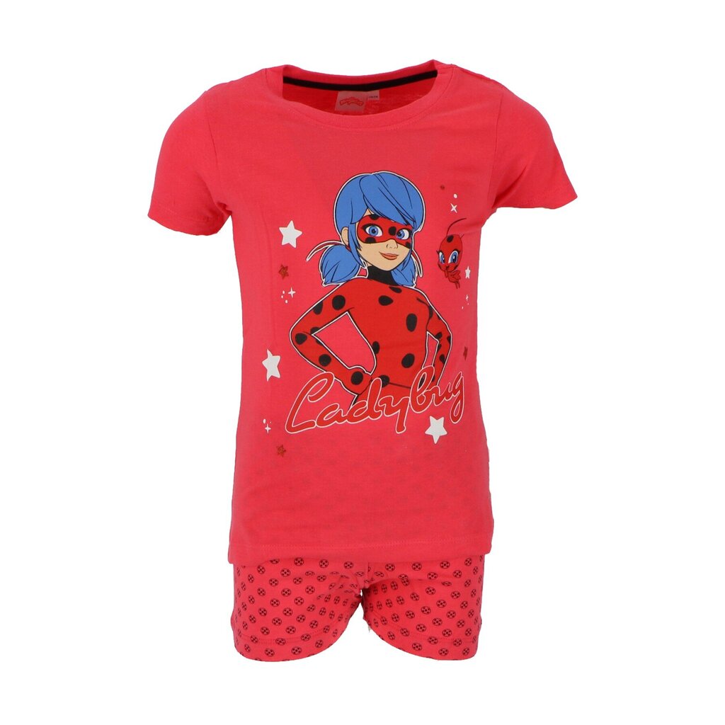 Pidžama Miraculous Ladybug, sarkana цена и информация | Halāti, naktskrekli, pidžamas meitenēm | 220.lv