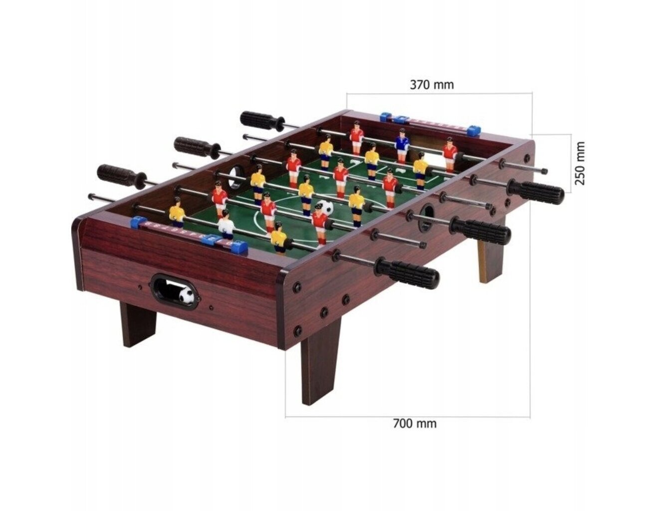 Galda futbols GamesPlanet, 70x37x25 cm cena un informācija | Galda futbols | 220.lv