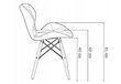 Moderns krēsls eHockers, zils cena un informācija | Virtuves un ēdamistabas krēsli | 220.lv