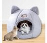Gulta kaķiem Aoxin, 36x36, pelēka cena un informācija | Suņu gultas, spilveni, būdas | 220.lv