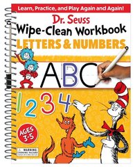 Dr. Seuss Wipe-Clean Workbook: Letters and Numbers: Activity Workbook for Ages 3-5 цена и информация | Книги для подростков и молодежи | 220.lv