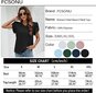 T-krekls sievietēm Fcsonu, melns cena un informācija | Blūzes, sieviešu krekli | 220.lv