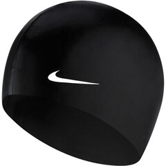 Peldcepure Nike Os Solid WM 93060-011, melna cena un informācija | Peldcepures | 220.lv