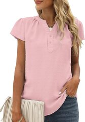 Женская блузка Fcsonu, розовая цена и информация | Женские блузки, рубашки | 220.lv