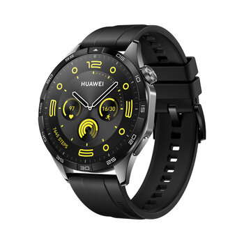 Huawei GT4 46mm Black Fluoroelastomer 55020BGS цена и информация | Смарт-часы (smartwatch) | 220.lv