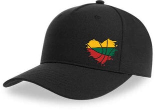 Cepure vīriešiem Lietuva PK3020-52086, melna cena un informācija | Vīriešu cepures, šalles, cimdi | 220.lv