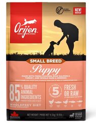 Orijen Small Breed для щенков мелких пород с курицей, лососем и индейкой, 1,8 кг цена и информация | Сухой корм для собак | 220.lv