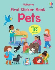 First Sticker Book Pets цена и информация | Книги для малышей | 220.lv