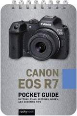 Canon EOS R7: Pocket Guide : Buttons, Dials, Settings, Modes, and Shooting Tips cena un informācija | Grāmatas par fotografēšanu | 220.lv