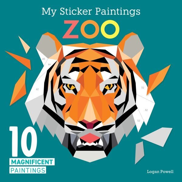 My Sticker Paintings: Zoo: 10 Magnificent Paintings цена и информация | Grāmatas mazuļiem | 220.lv