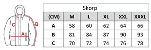 Куртка для мужчин Skorp 410, черная цена и информация | Мужские куртки | 220.lv