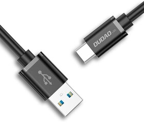 Кабель Dudao L5G Кабель USB на USB Type-C Сверхбыстрая зарядка 1 м, черный цена и информация | Кабели для телефонов | 220.lv