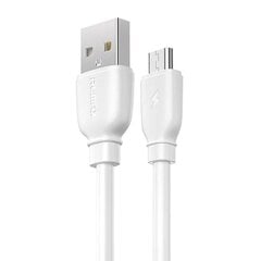 Кабель USB-Micro Remax Pro, 1м (белый) цена и информация | Кабели для телефонов | 220.lv