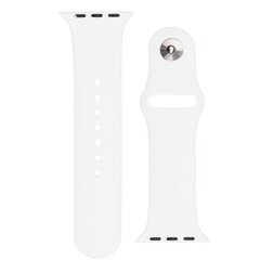 Ремешок для часов Fusion Silicone для Apple Watch 8 | 7 | 6 | 5 | 4 | 3 | 2 | SE (45 | 44 | 42mm) песочный цвет цена и информация | Аксессуары для смарт-часов и браслетов | 220.lv