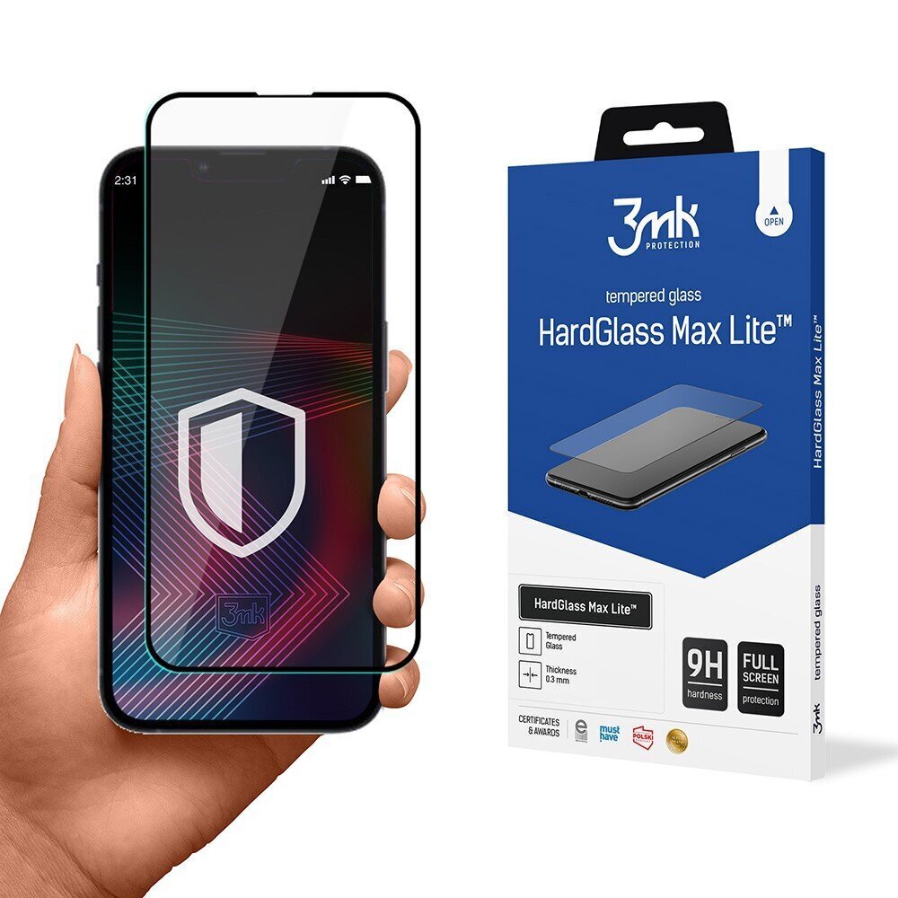 3mk HardGlass Max Lite screen protector 5903108531023 cena un informācija | Ekrāna aizsargstikli | 220.lv