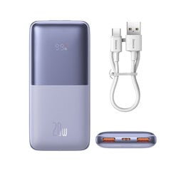 Зарядное устройство Baseus Bipow Pro powerbank 10000mAh 20W + USB 3A 0.3 м, cable white (PPBD040102) цена и информация | Зарядные устройства Power bank | 220.lv