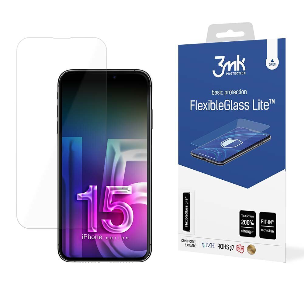 3mk FlexibleGlass Lite™ screen protector 5903108535540 cena un informācija | Ekrāna aizsargstikli | 220.lv
