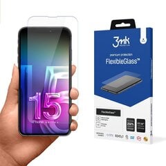 Apple iPhone 15 - 3mk FlexibleGlass™ screen protector цена и информация | Защитные пленки для телефонов | 220.lv