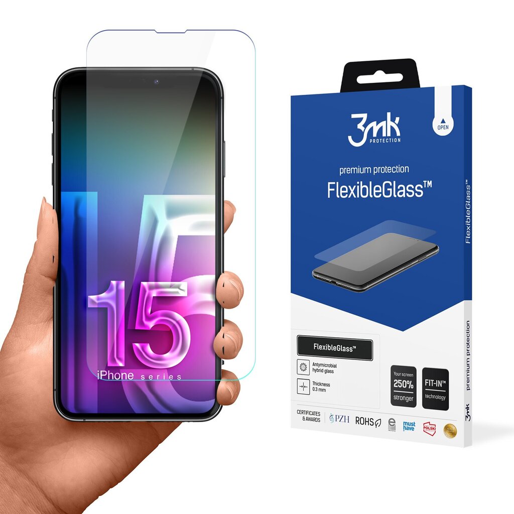 3mk FlexibleGlass™ screen protector 5903108535427 цена и информация | Ekrāna aizsargstikli | 220.lv